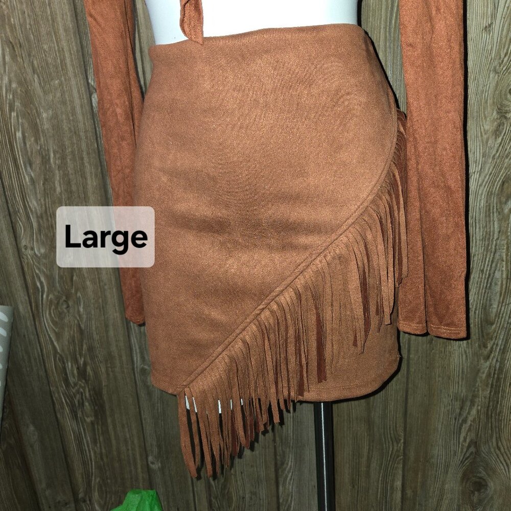 Suede Cowgirl Skirt | Windsor